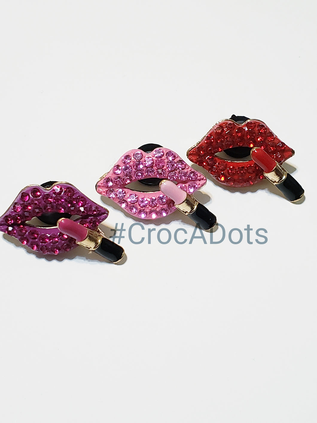 Crystal Lips and lipstick...SOLD INDIVIDUALLY