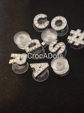 Load image into Gallery viewer, SM SILVER Crystal Letters... SM Gold CRYSTAL LETTERS…SOLD INDIVIDUALLY
